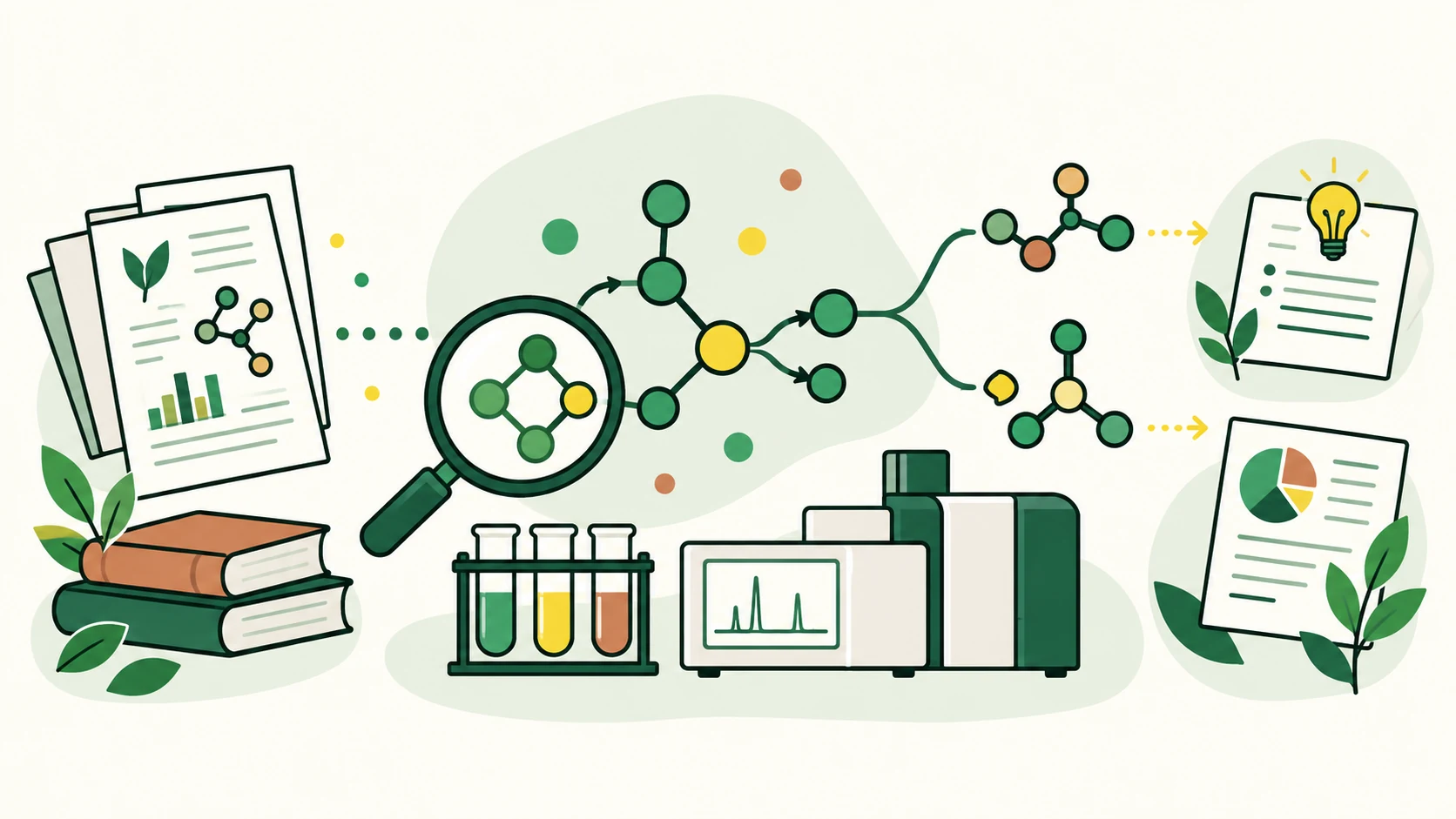 Sources, measurements, metabolism, and interpretation collection illustration