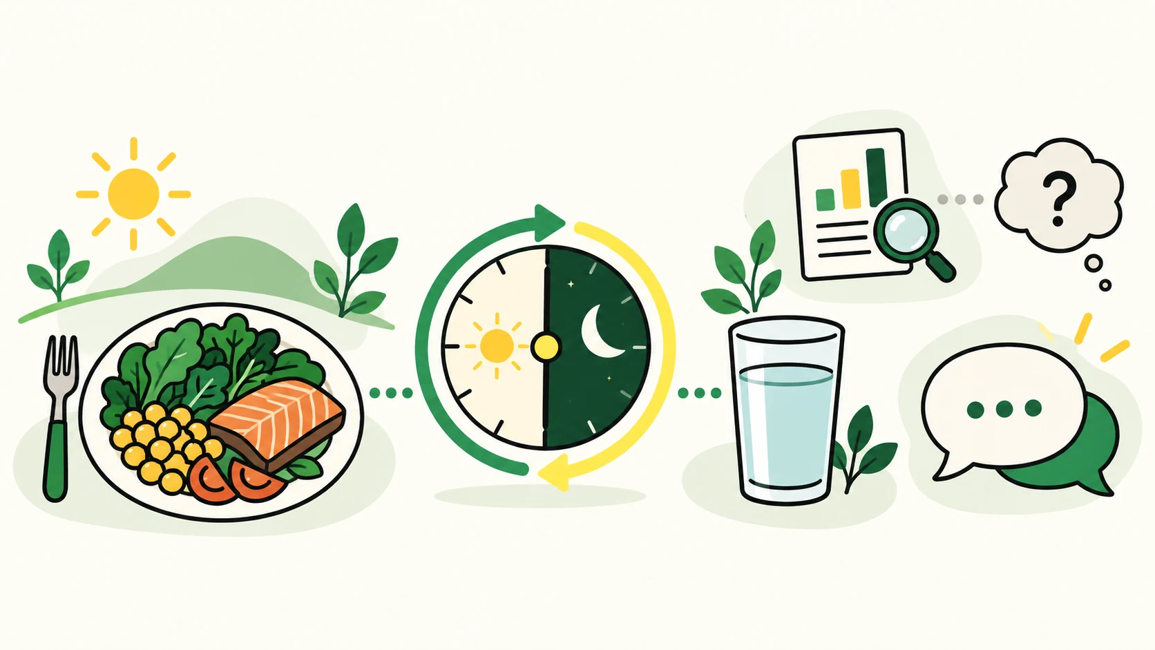 intermittent fasting and keto contextual illustration