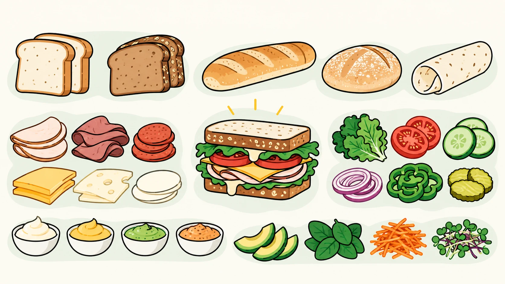 keto subway editorial illustration