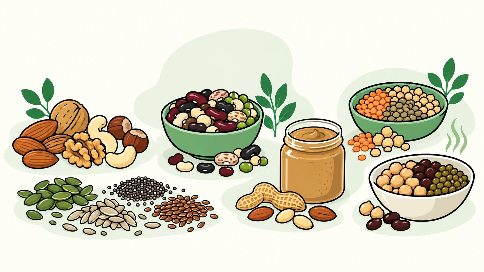nuts seeds legumes food forms and preparations