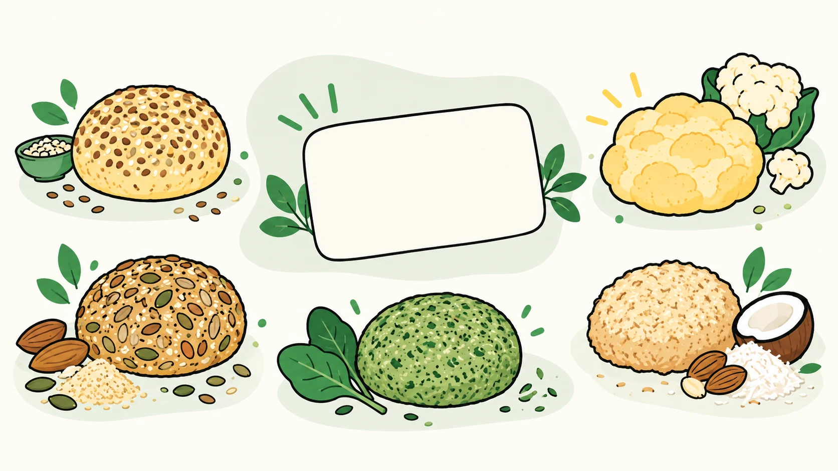 best keto hamburger buns editorial illustration