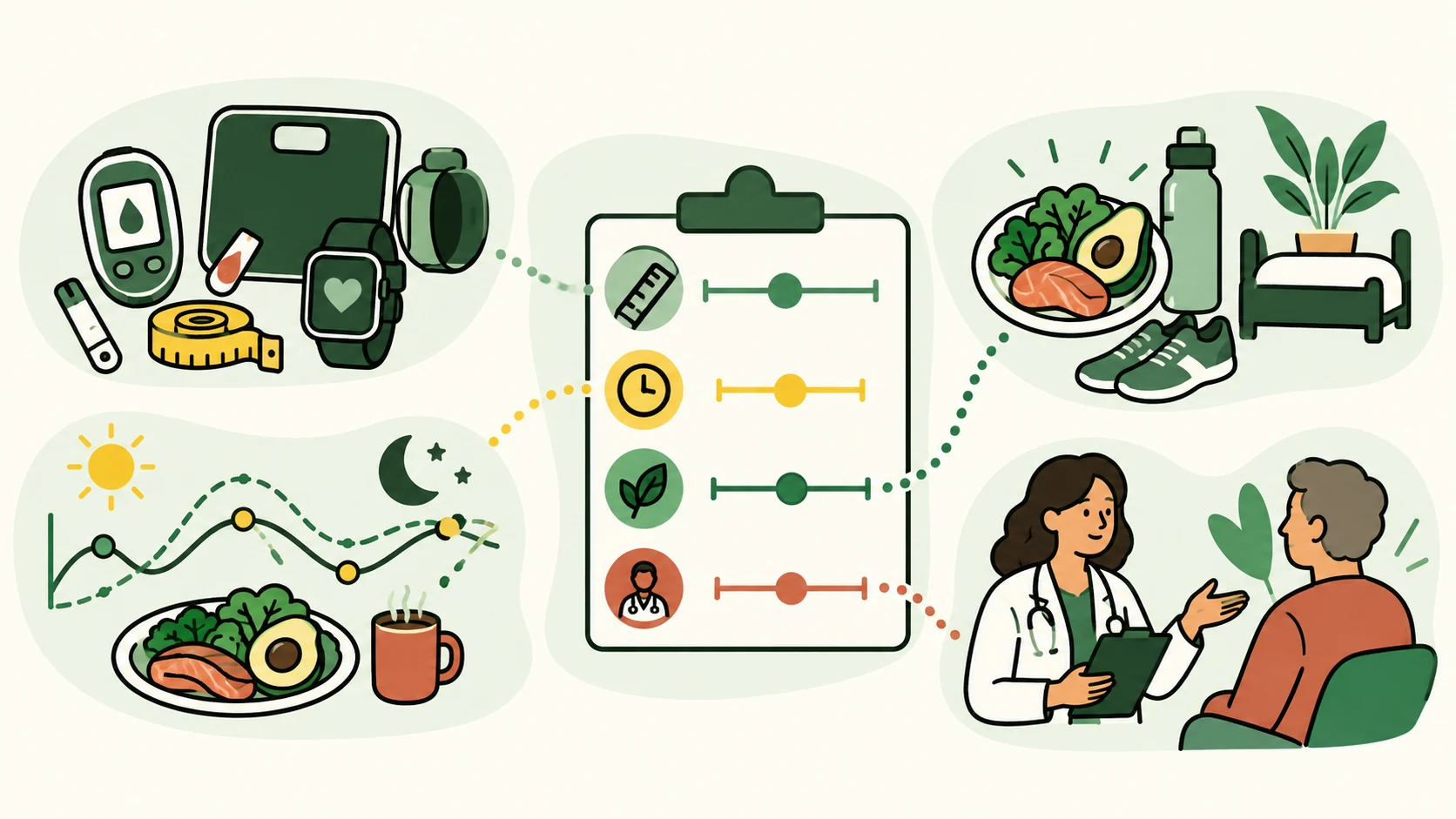 keto weight loss plateau editorial illustration