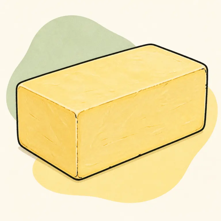 Hand-drawn editorial illustration of Cheese, Brick.