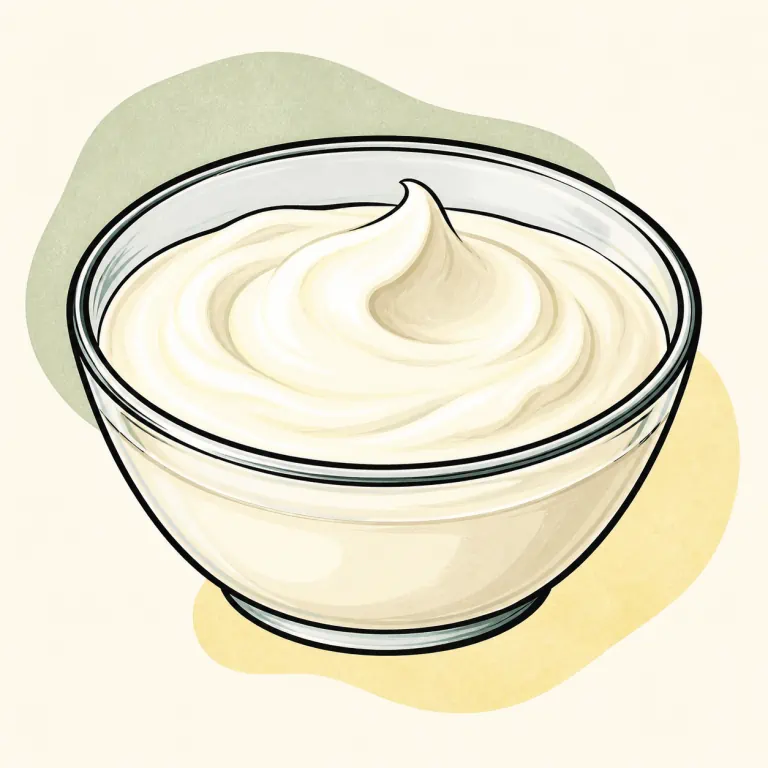 Hand-drawn editorial illustration of Cream, heavy.