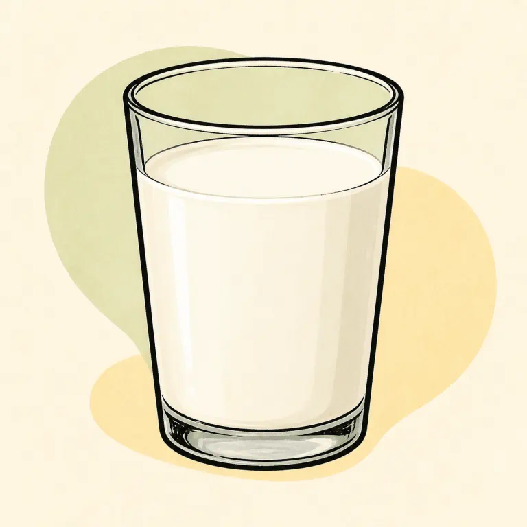 Hand-drawn editorial illustration of Goat milk.