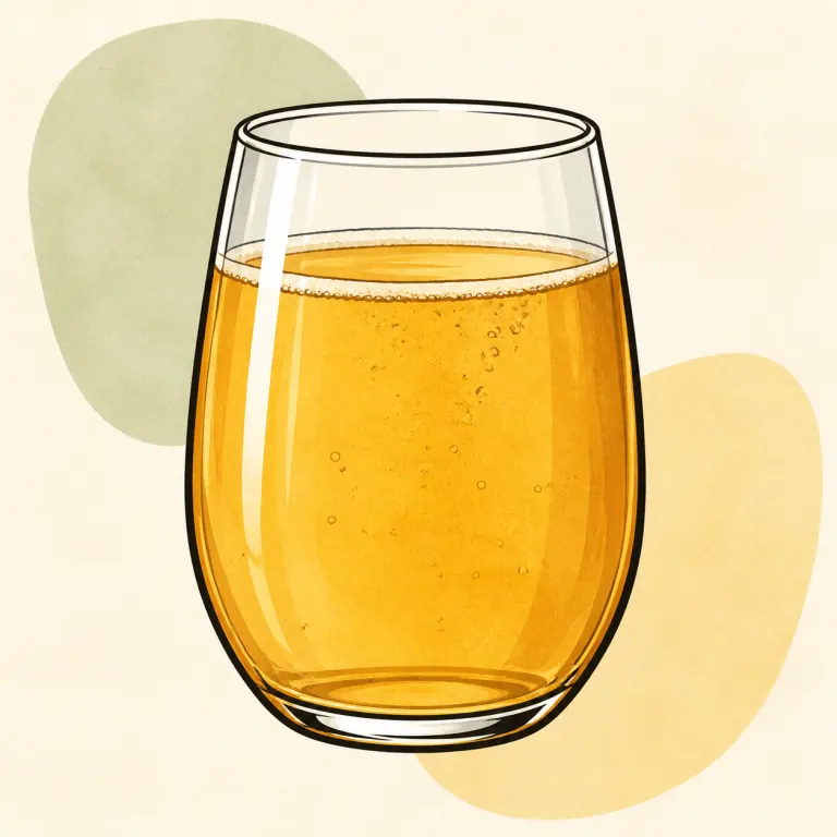 Hand-drawn editorial illustration of Hard cider.