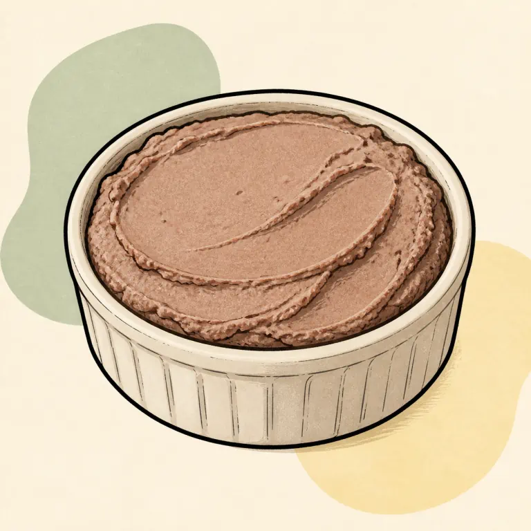 Hand-drawn editorial illustration of Liver, paste or pate.