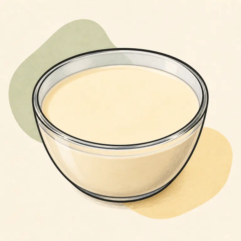 Hand-drawn editorial illustration of Milk, evaporated, whole.