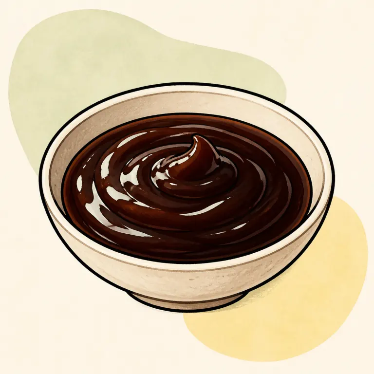 Hand-drawn editorial illustration of Oyster sauce.
