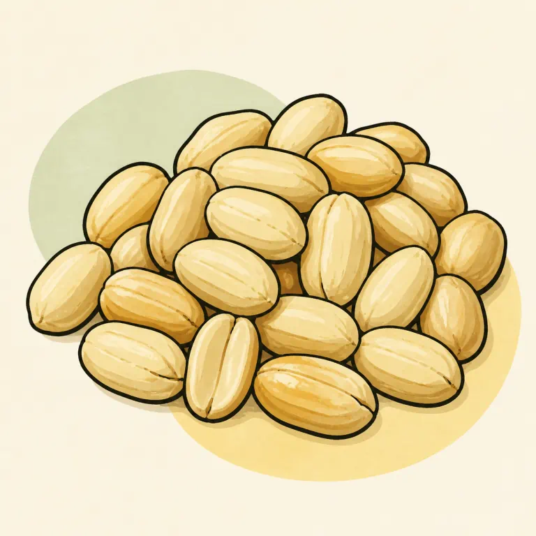 Hand-drawn editorial illustration of Peanuts, boiled.