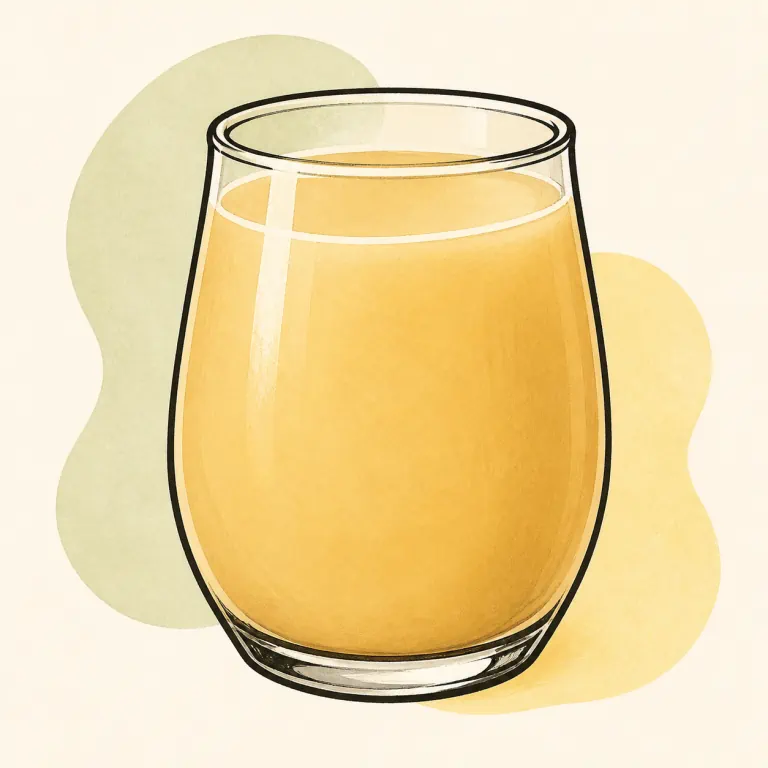 Hand-drawn editorial illustration of Pear nectar.