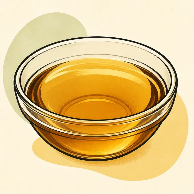 Hand-drawn editorial illustration of Sesame oil.
