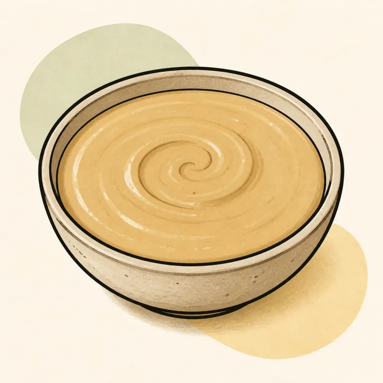 Hand-drawn editorial illustration of Tahini.