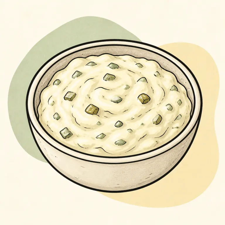 Hand-drawn editorial illustration of Tartar sauce.