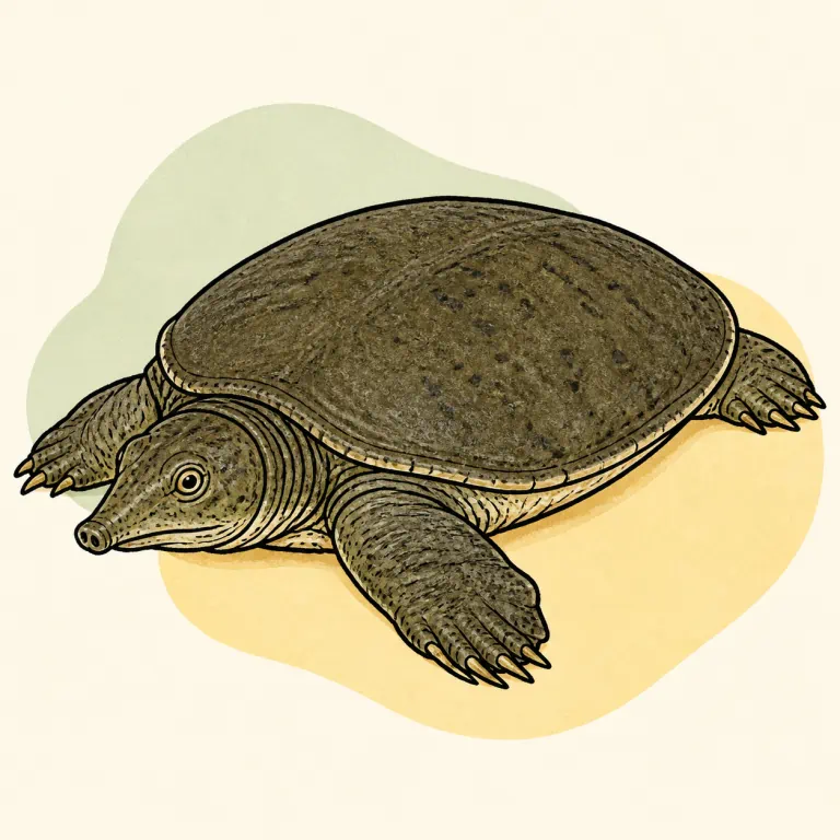 Hand-drawn editorial illustration of Turtle.